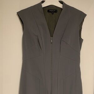 Lafayette 148 New York Christy Zip-Front Sheath Dress